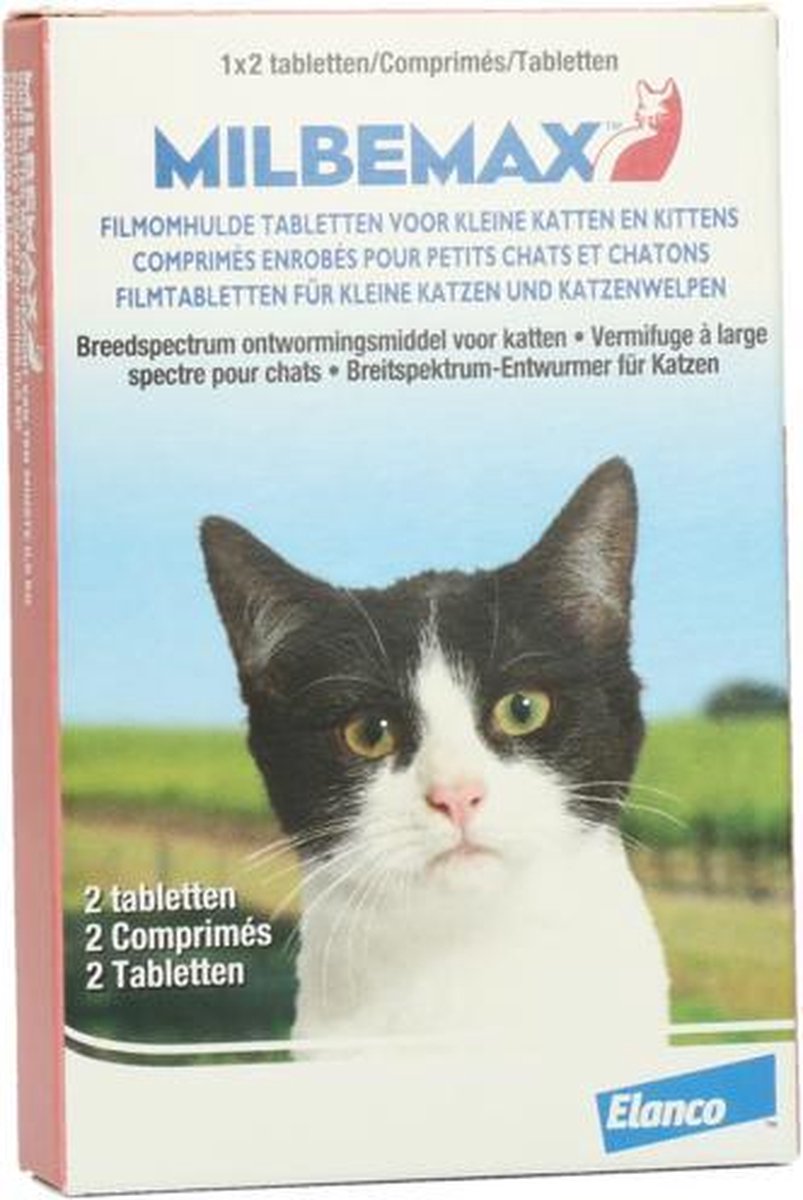 Milbemax - Ontwormings tabletten voor Kat / Kitten - 2 Tabletten - 0