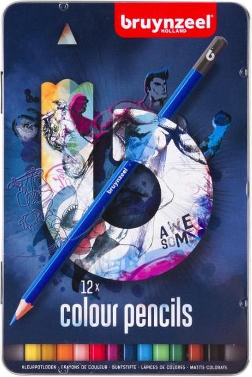 Kleurpotlood bruynzeel teens blauw ass