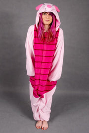 KIMU Onesie Knorretje pak kostuum - maat S-M - Winnie de Poeh Piglet varkenspak jumpsuit huispak