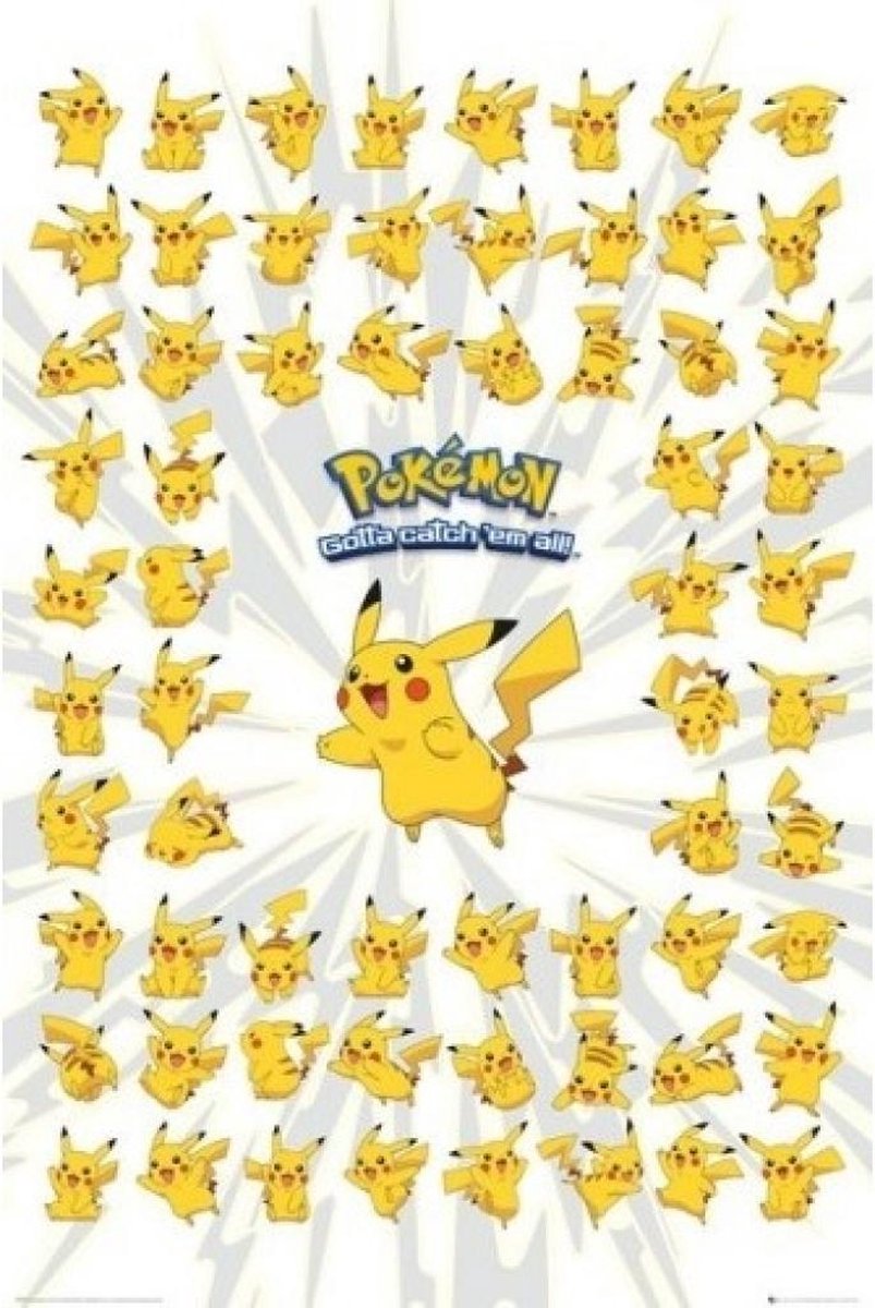 Poster Pokemon Pikachu 61x92 cm