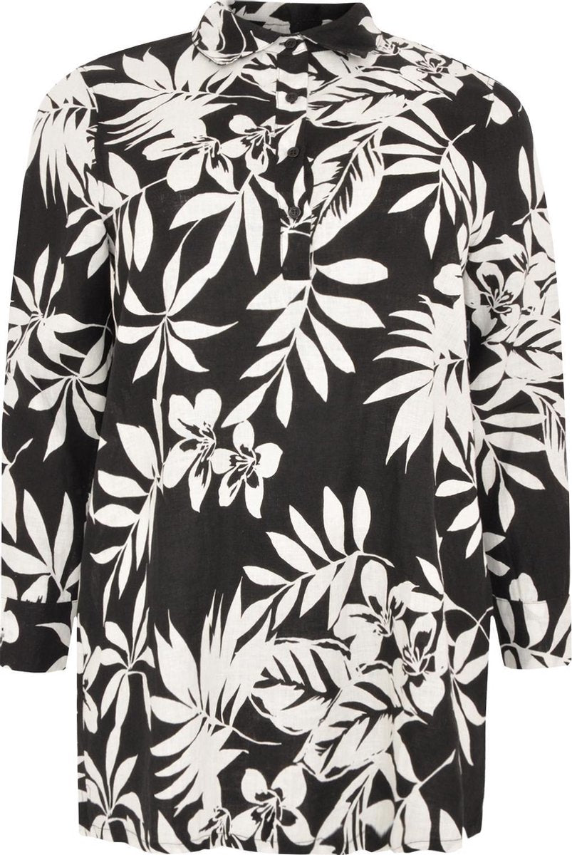 Yoek Shirt met bloemenprint
