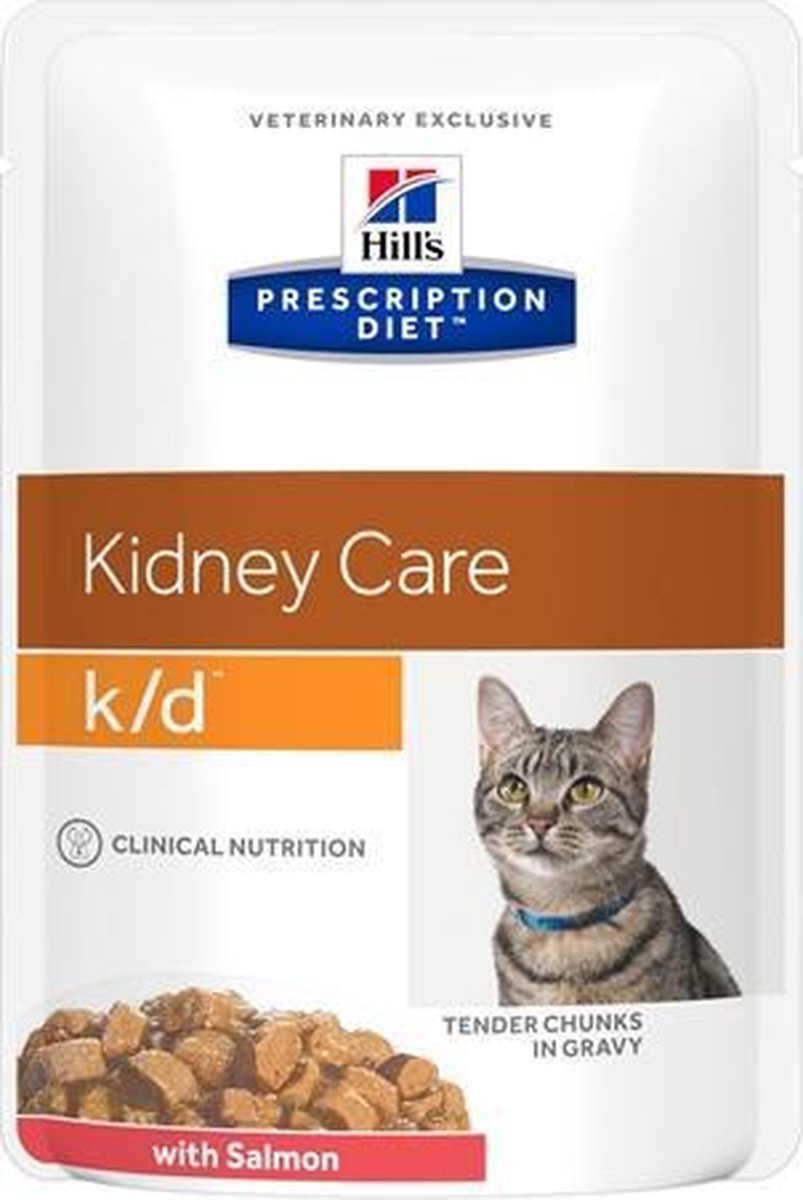 Hill's feline k/d zalm - 85 gr - 12 stuks