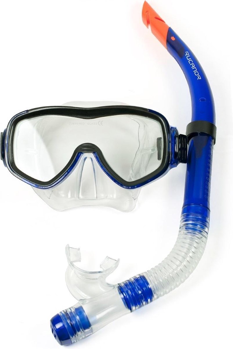 Rucanor Aquarius - Snorkelset - Volwassenen - Blauw