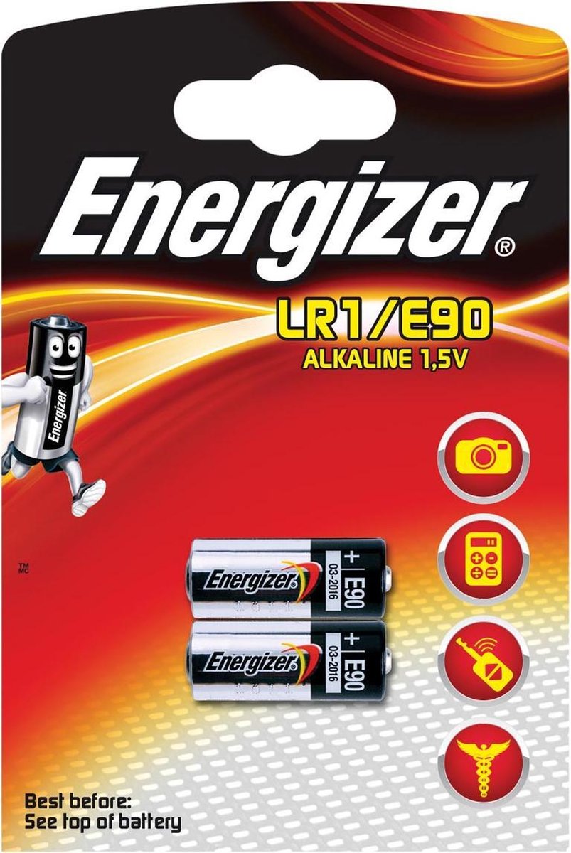 18x Energizer batterij Alkaline LR1/E90