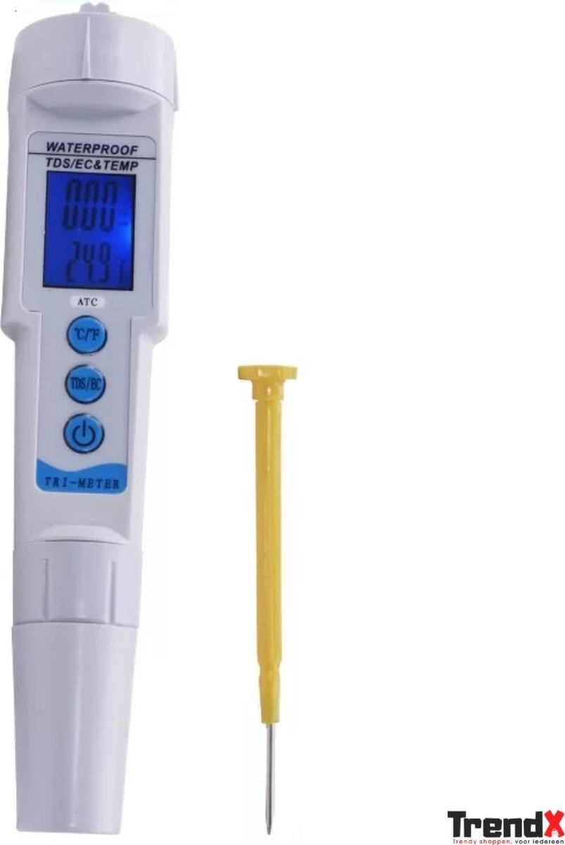 3-in-1 TDS EC-temperatuurmeter Pentype