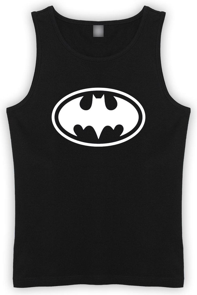 Zwarte Tanktop met “ BATMAN “ logo maat L