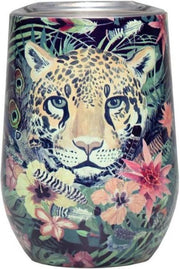 RVS kantoorbeker thermobeker 420ml - Tijger Jungle