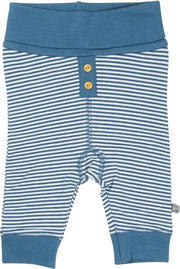 Minymo - baby joggingbroek - blauw - Maat 62