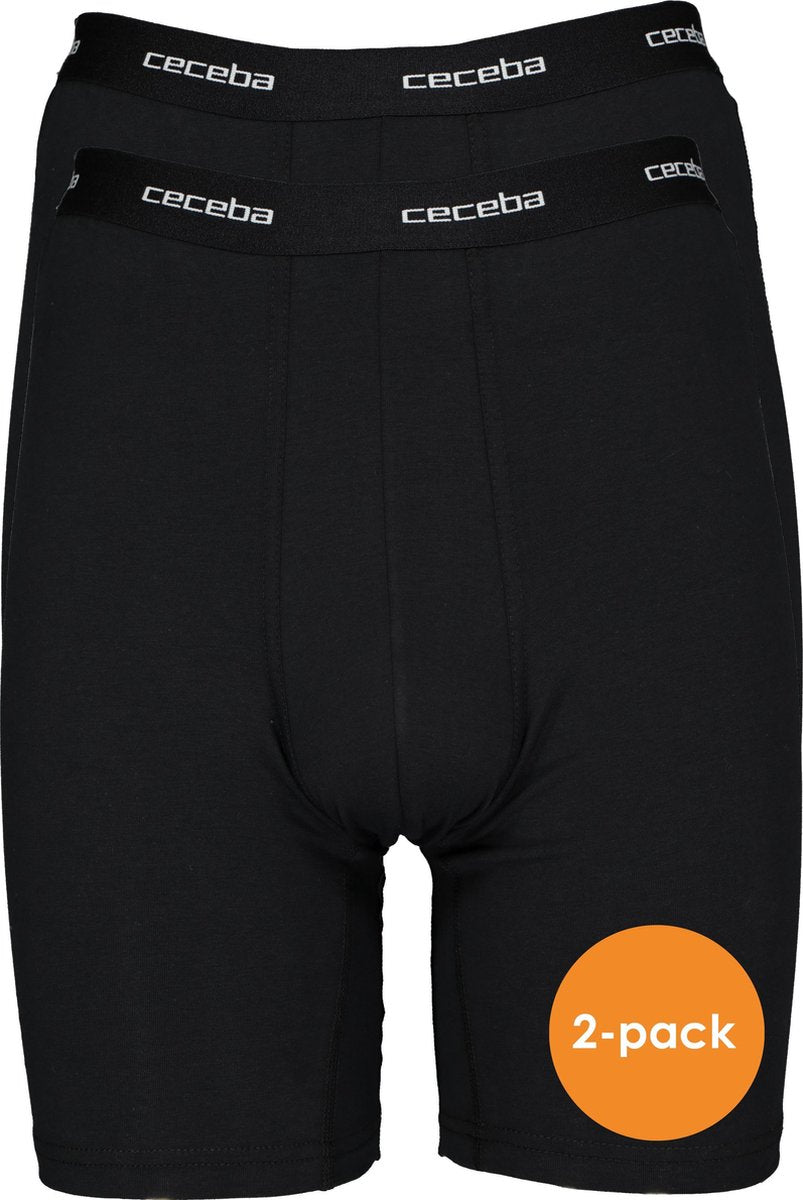 Ceceba heren boxer lang (2-pack) - zwart -  Maat: 6XL