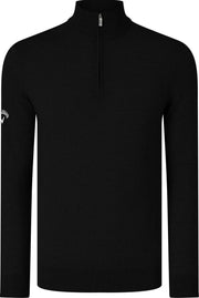 Callaway Ribbed ¼ zip Merino sweater