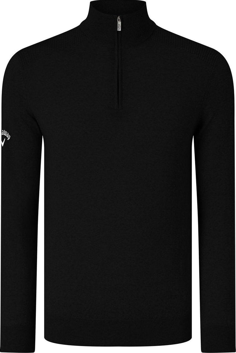 Callaway Ribbed ¼ zip Merino sweater
