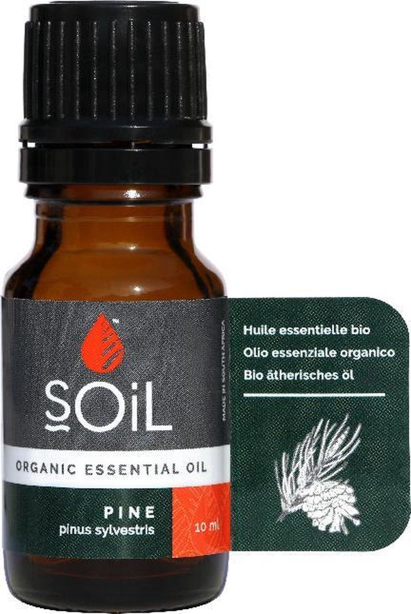 Soil Biologische Etherische Olie - Grove Den - 10 Ml - Organic Pine - Pinus Silvestris - Haal De Kerst In Huis
