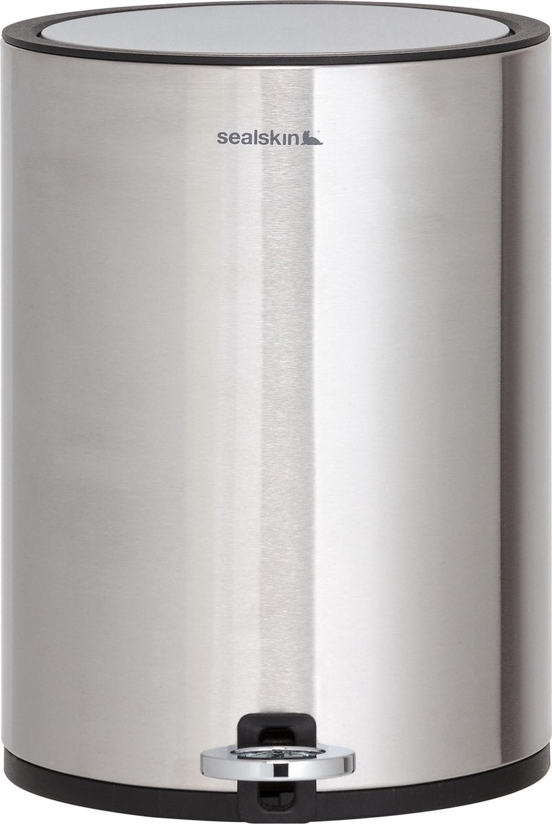 Sealskin Industrial Pedaalemmer 3 liter vrijstaand - RVS geborsteld