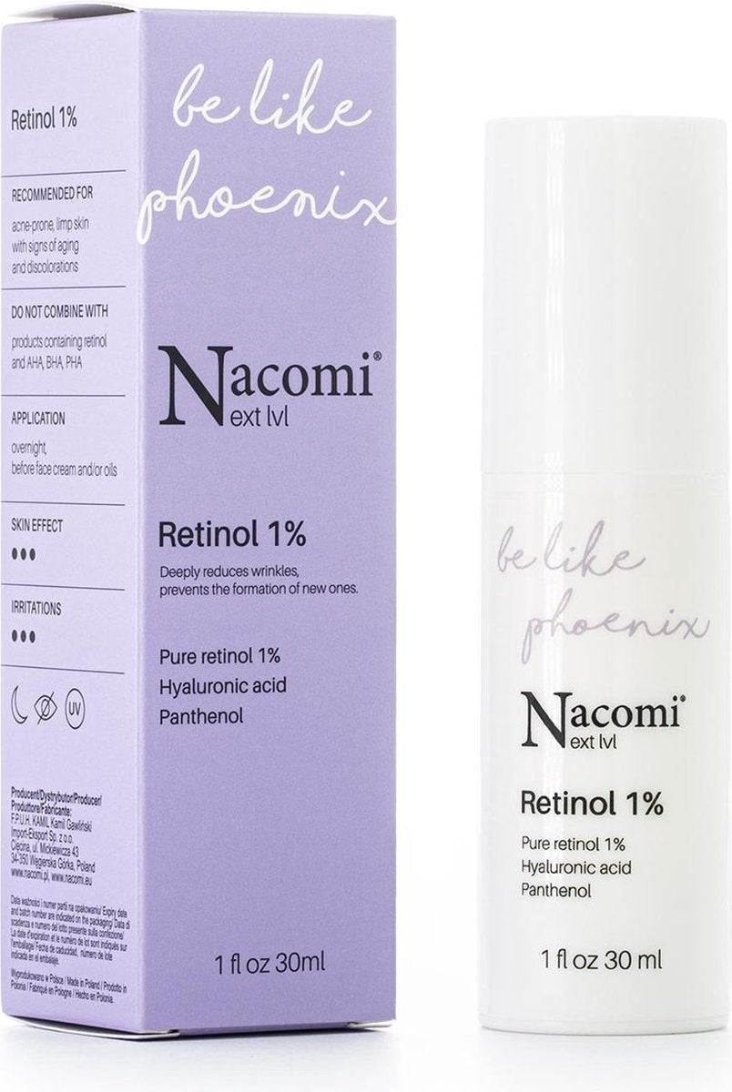 Nacomi Be Like Phoenix Retinol Serum 1% 30ml.