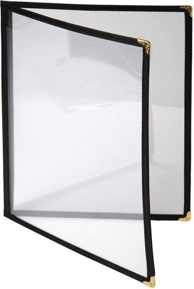Olympia American Style menuhouder A4 zwart dubbel