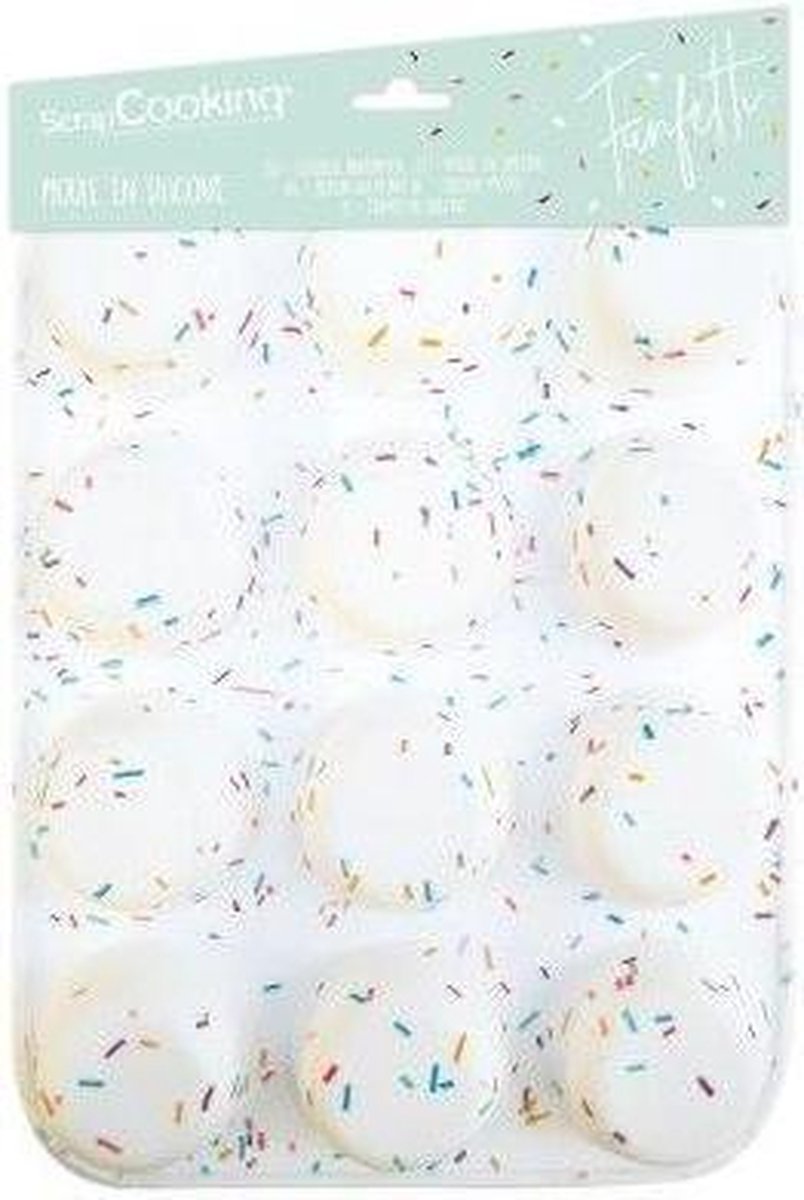 Scrapcooking - Siliconen Mal - FunFetti - Muffin