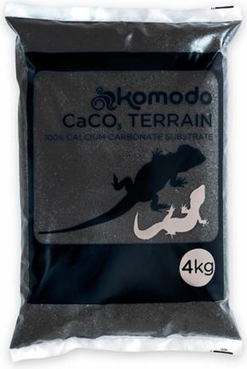 Komodo caco zand zwart - 4 kg - 1 stuks