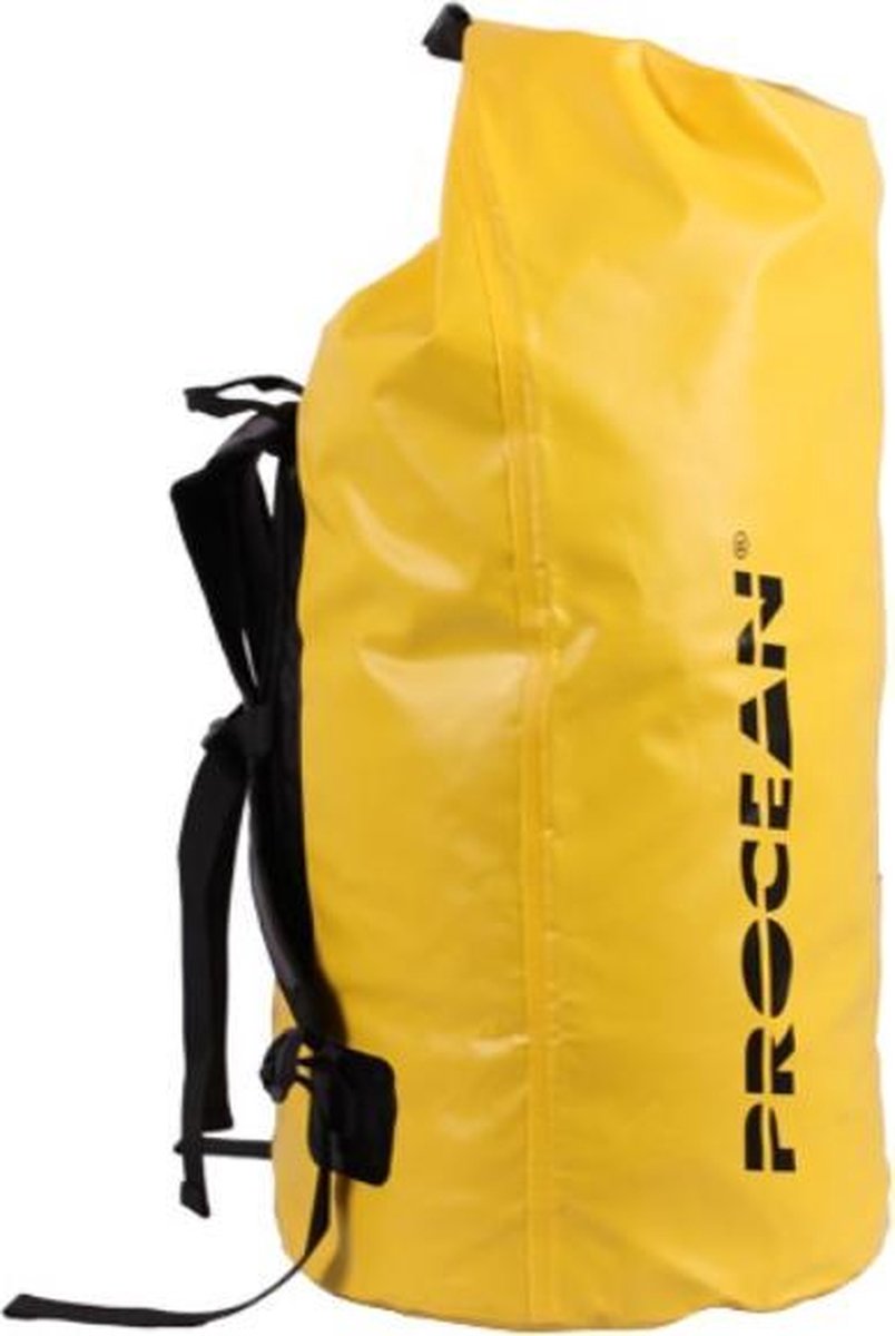Droogtas rugtas 40 liter geel