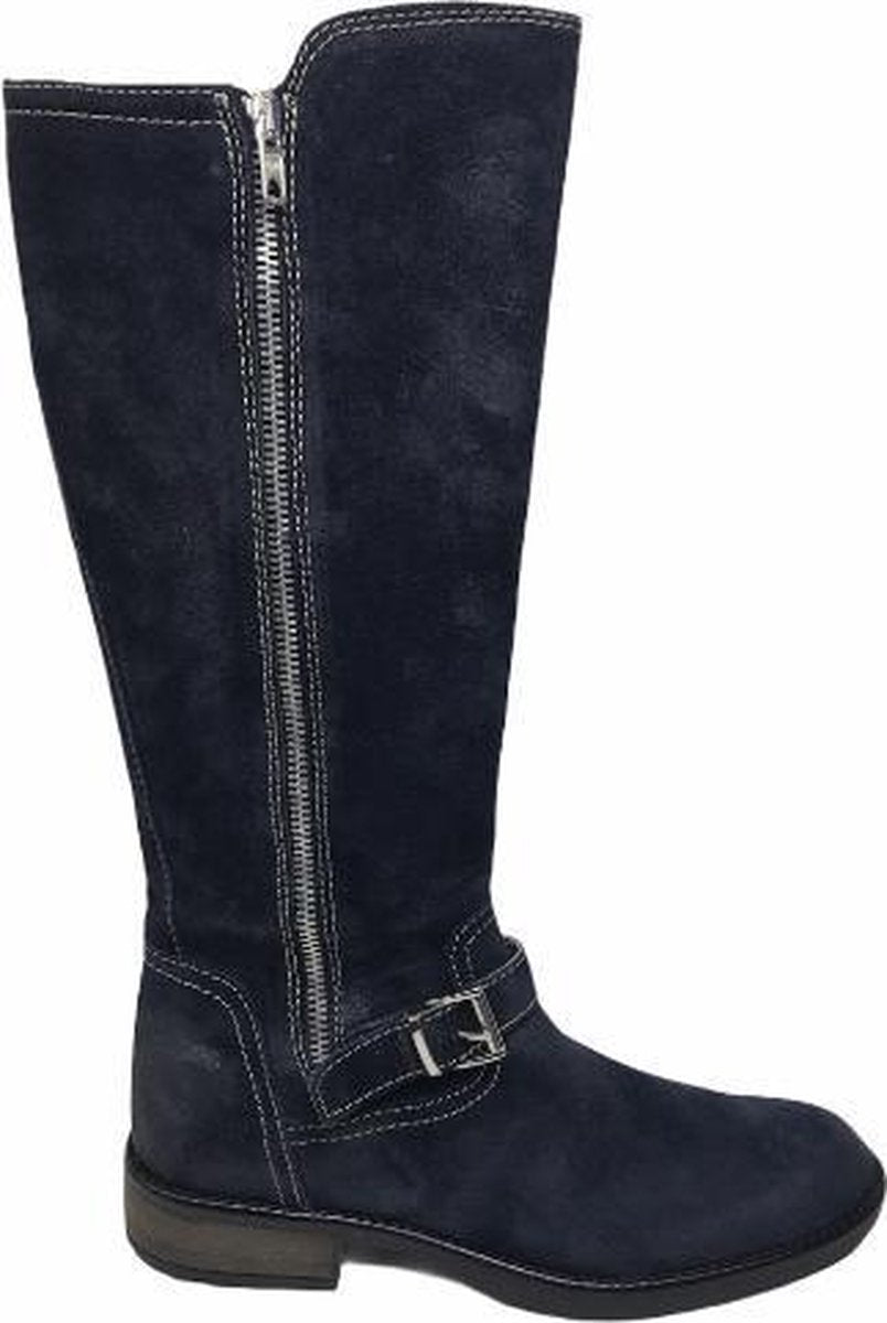 Kickers sierrits lange suede lederen laarzen Wisal navy mt 35