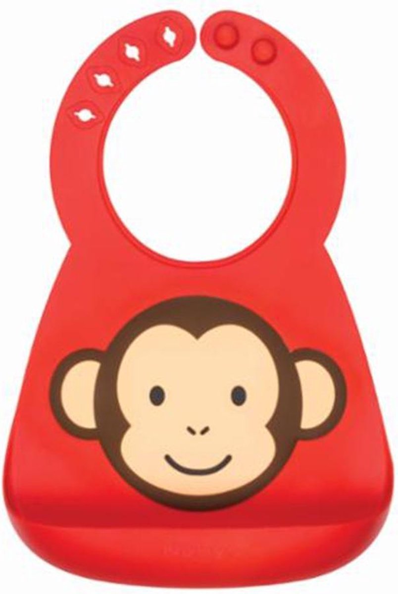 Nuby 3d-slabbetje Aap 25 X 19