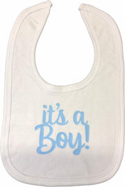 Soft Touch Slabber It's A Boy Jongens 33 Cm Katoen Wit/blauw