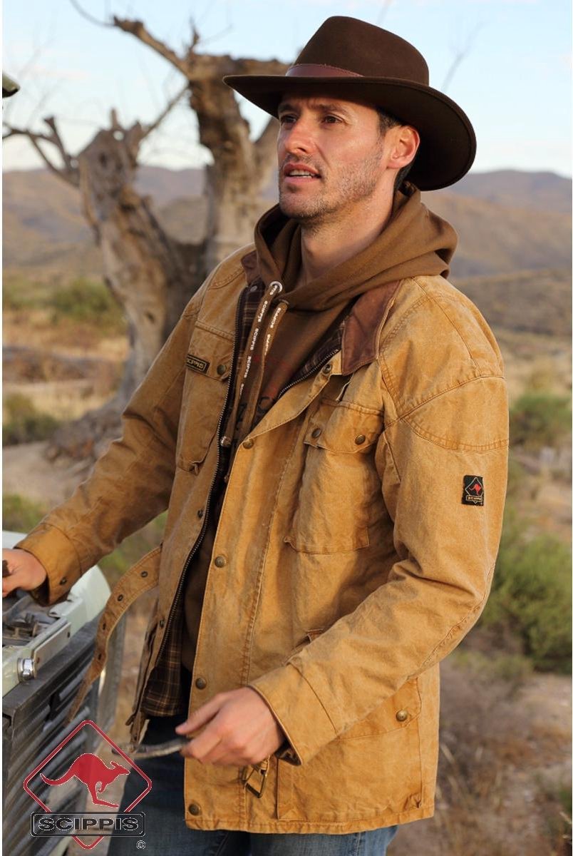 Belmore Canvas Jacket; Tan; 3xlarge