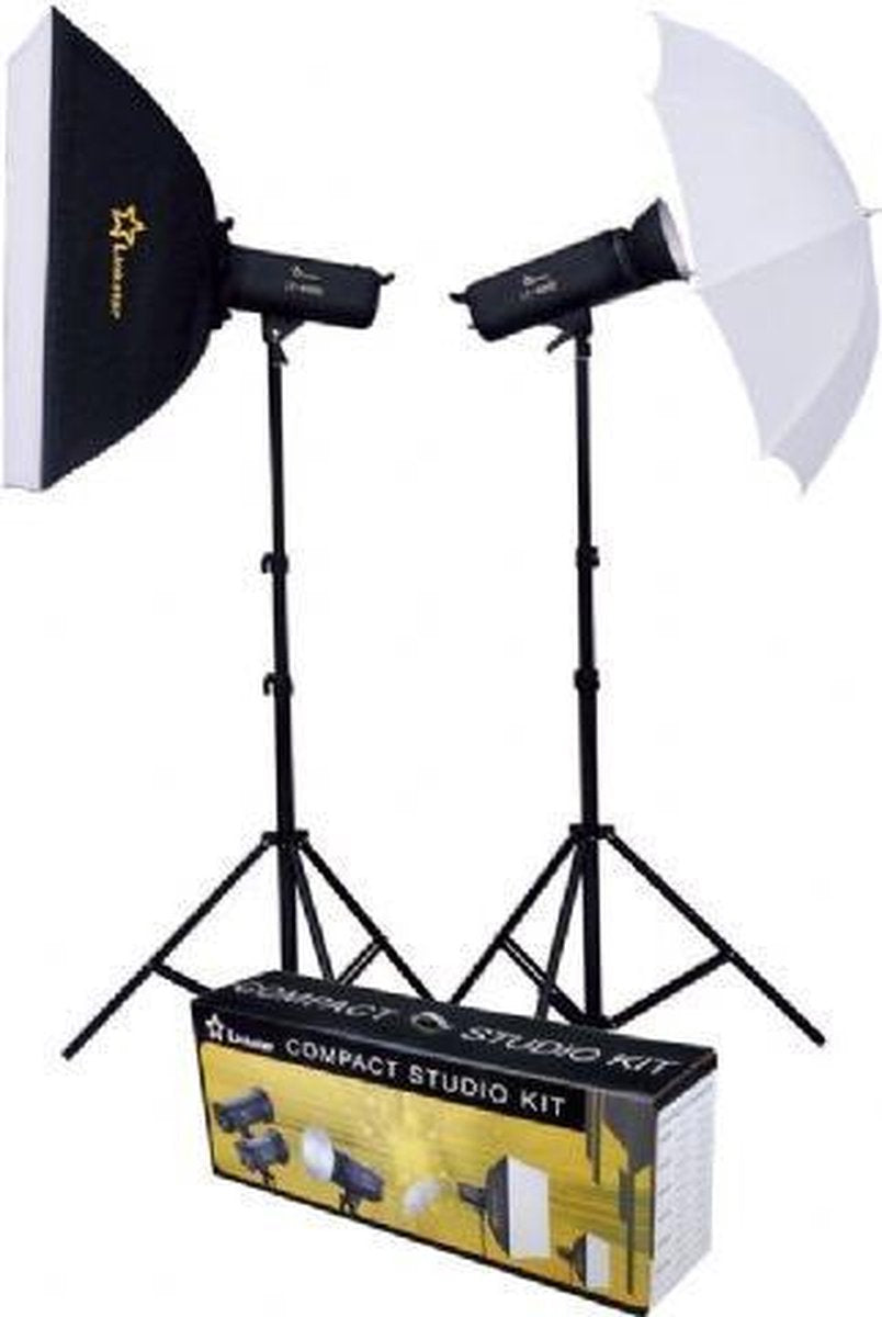 Linkstar LFK-1000D Zwart apparatuurset voor fotostudio