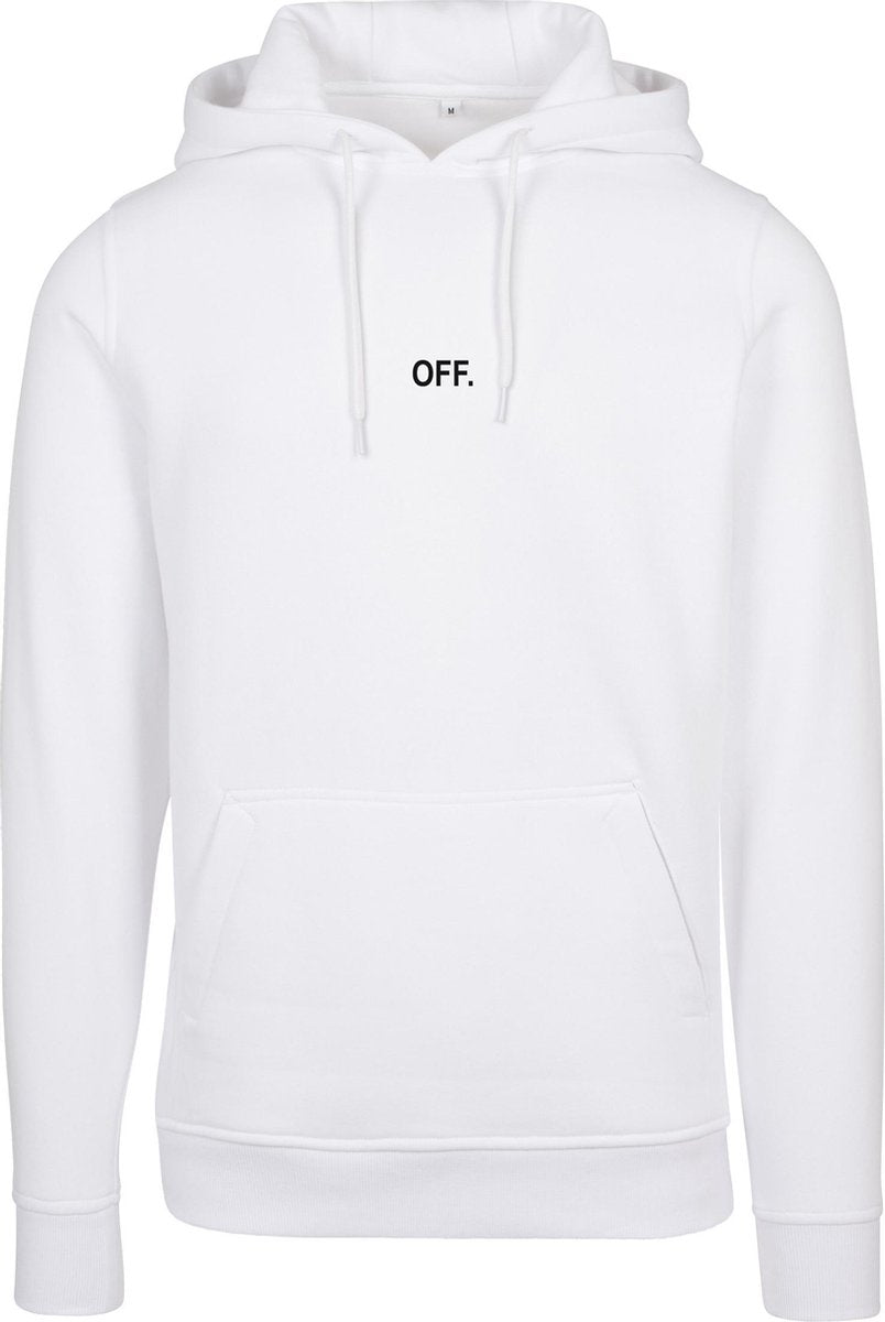 Heren hoodie Off Modern - Casual - Urban - Streetwear - Menswear wit