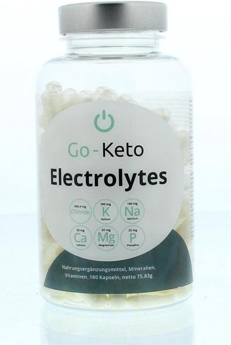 Go-Keto Keto electrolytes premium 180 capsules