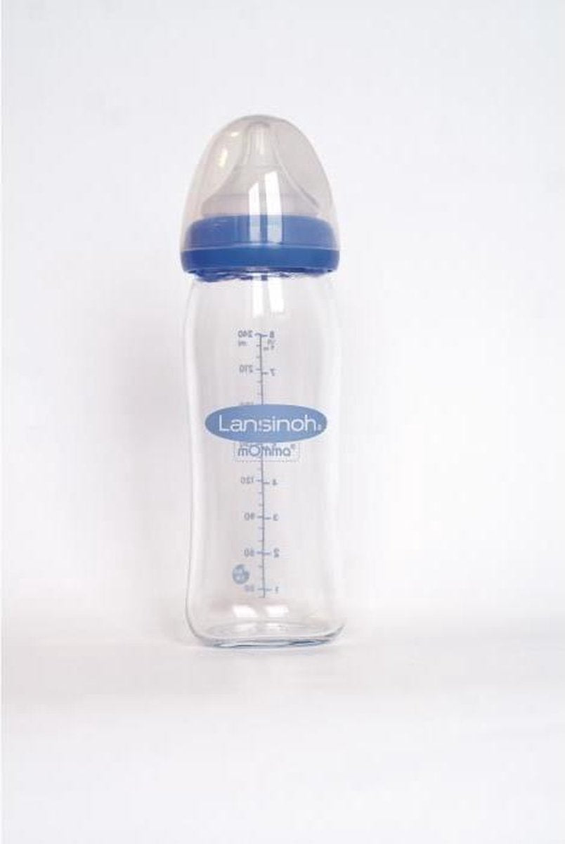 LANSINOH Natural Wave glazen fles 240 ml