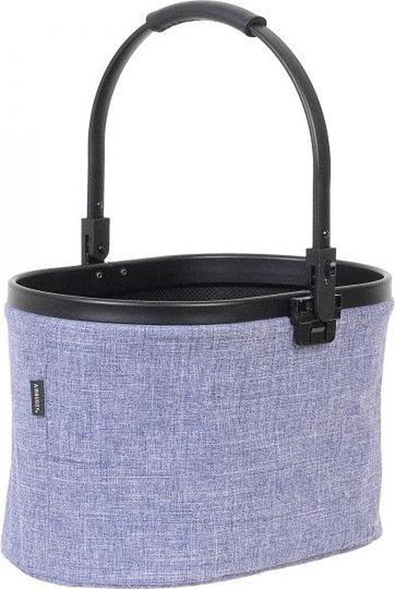 Airbuggy multi basket hondenbuggy gemeleerd denim 48x30x30 cm