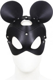 Kiotos Mouse | Muis Masker PU Leer - zwart