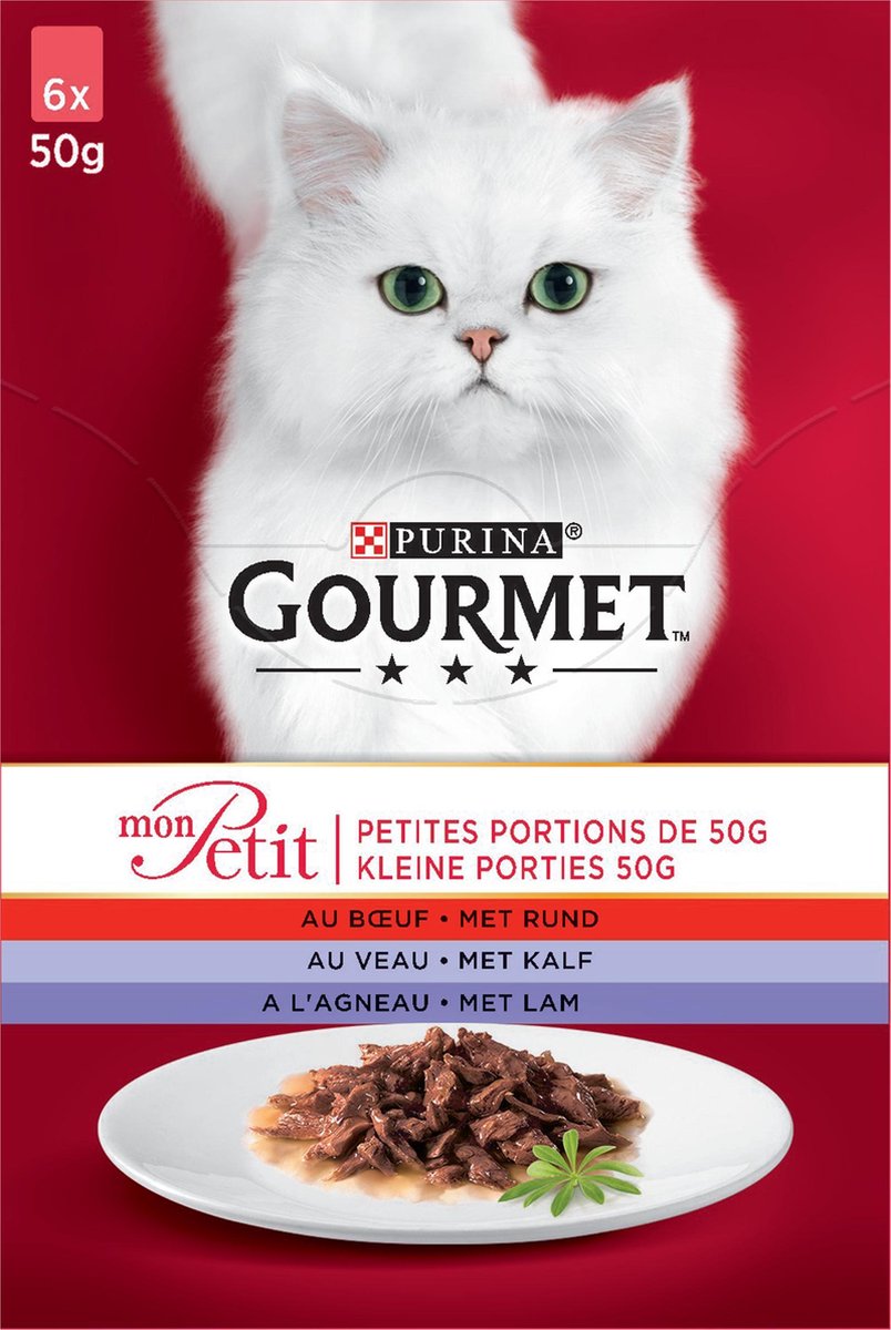 Gourmet Mon Petit - Kattenvoer Rund