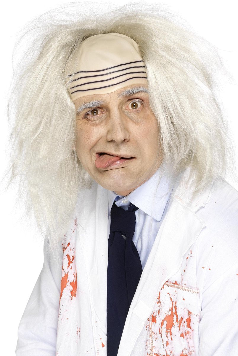 Gekke pruik voor mannen Halloween - Verkleedpruik - One size
