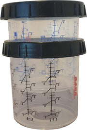 PPS buitencup + ring 600ml rood