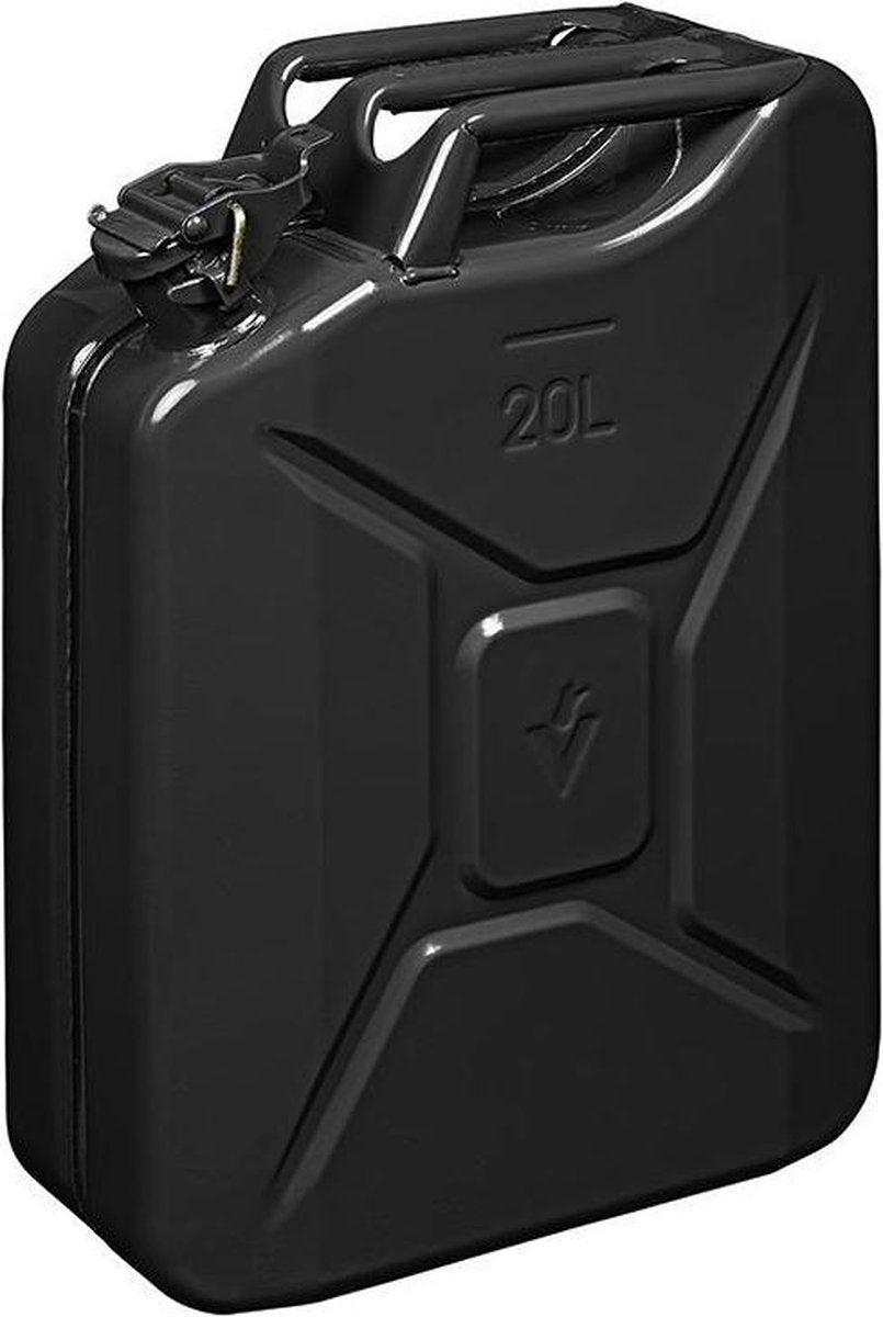 Proplus Stalen Jerrycan 20 Liter Zwart Tüv/gs-keurmerk