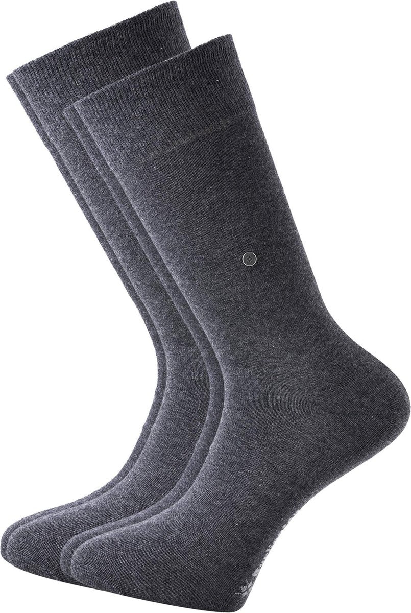 Burlington Everyday 2-Pack 21045 - Grijs 3081 anthra.mel Heren - 40-46