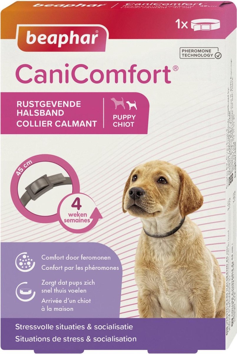 Beaphar CaniComfort Rustgevende Halsband Puppy - 45 cm
