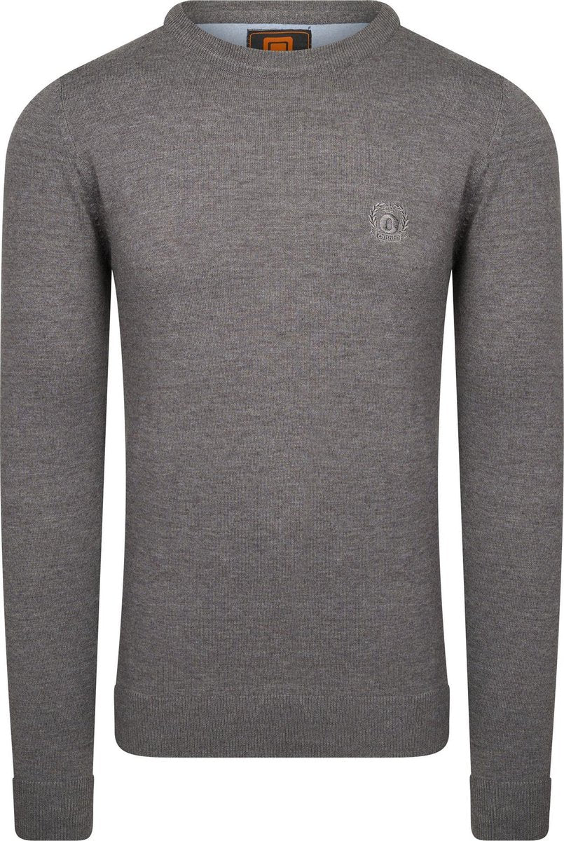 Avanti - Sweater - ronde hals - Grijs - Melange