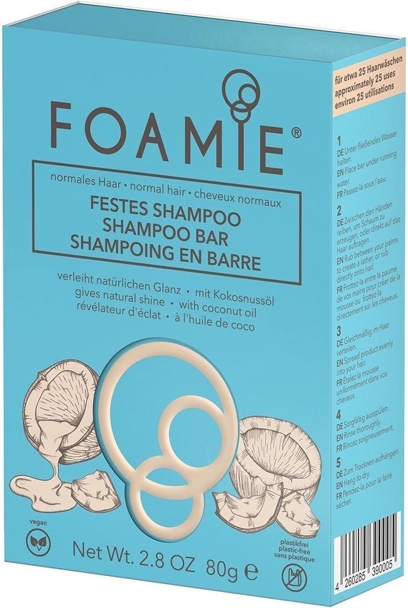 Foamie Shampoo Bar Zeep Normaal Haar 80gr