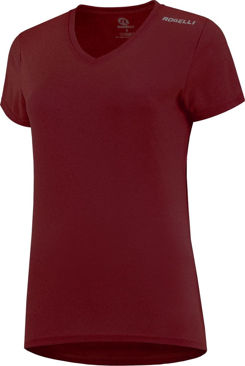 Rogelli Promo  Sportshirt - Maat XL  - Mannen - bordeaux rood