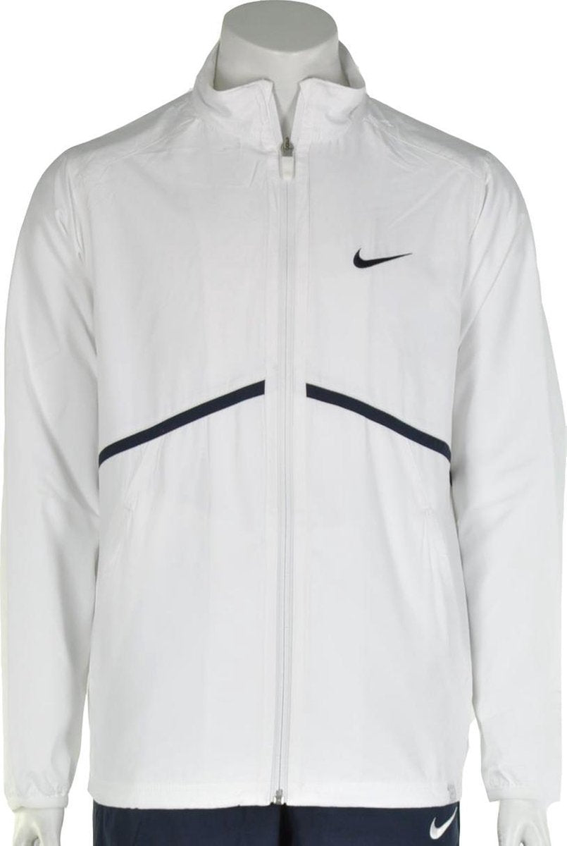 Nike N.E.T. Woven Warm Up - Trainingspak - Kinderen - Maat 152 - Wit