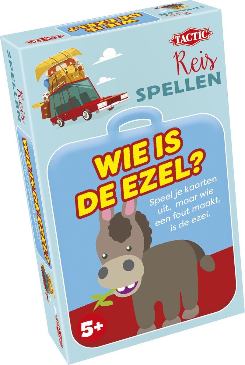 Tactic Reisspel Wie Is De Ezel? Junior 18 Cm Karton 101-delig