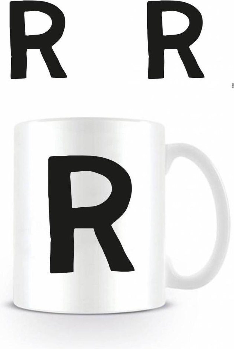 Alfabet mok letter R