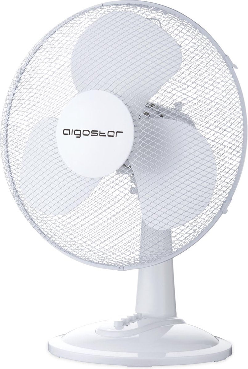 Aigostar Allace 33JTO - Tafelventilator - Ø 45 cm - Wit