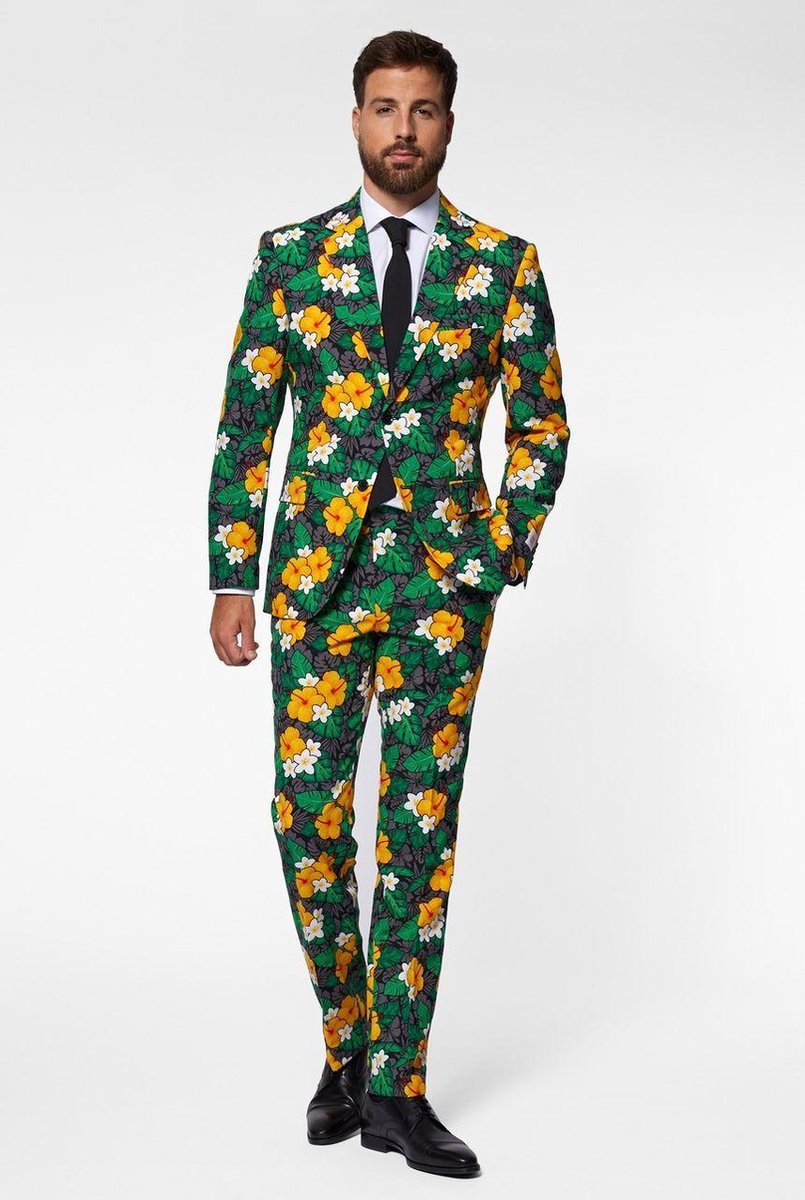Opposuits Verkleedpak Tropical Treasure Heren Polyester Mt 60