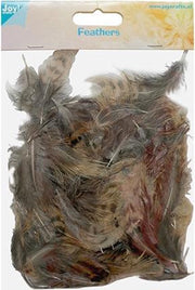 3gram kleine veertjes bruin