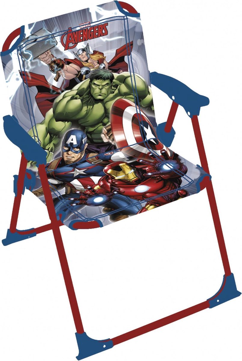 Marvel Tuinstoel Avengers Rood/blauw