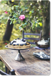 Muismat - Mousepad - Fruittaart met bramen in de tuin - 40x60 cm