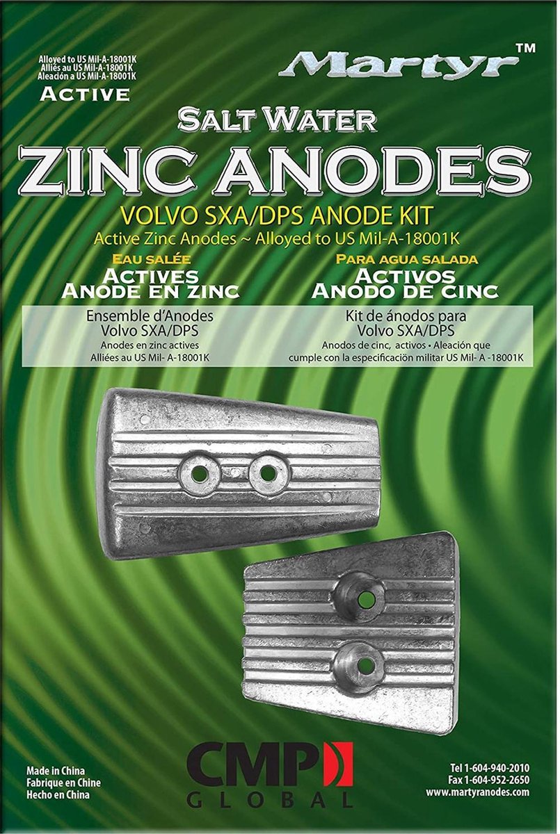Volvo Penta zinken Anodekit SX-A type CMSXAKITZ